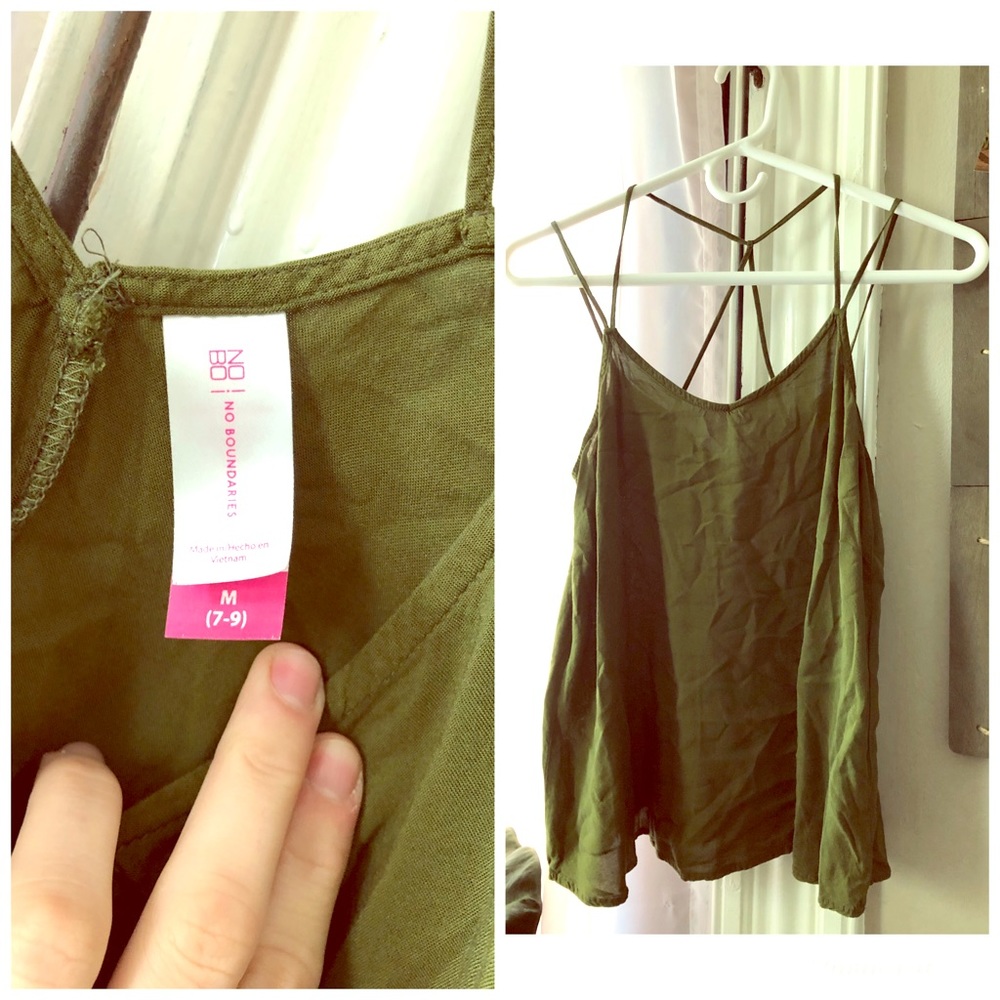 Strappy tank top